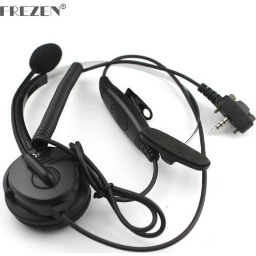 Headphone Single Headset Collar PTT With Microphone For Vertex Standard VX131 VX230 VX231 VX261 Walkie Talkie