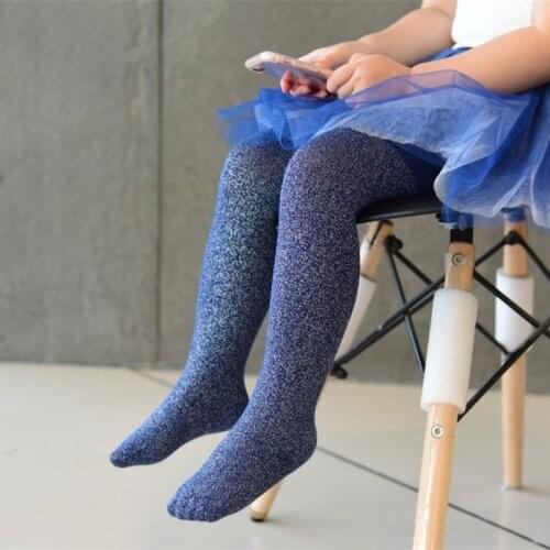 Autumn Spring Cotton Baby Tights Toddler Girl Pantyhose Infant Stockings Kids Children Glitter Dance Tights