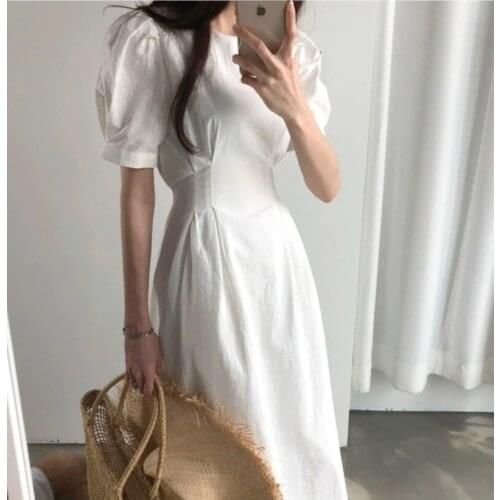 Однотонные летние платья SURWENYUE China At AliExpress