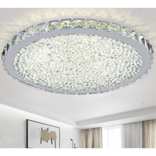 LED ceiling light Circular ring transparency/ Amber /colorful K9 crystal Living room ceiling lamp LED 110-230V free shopping