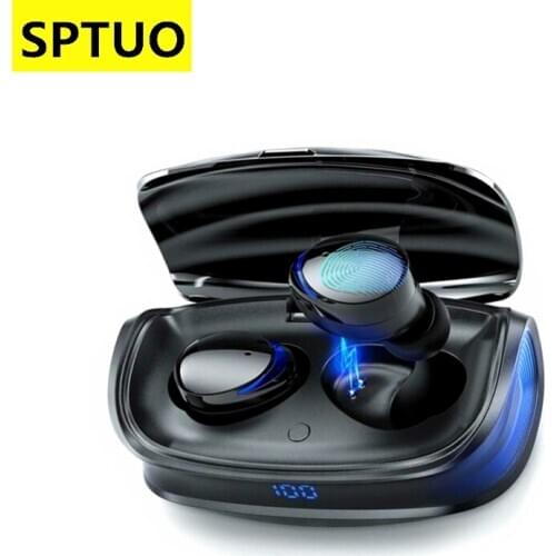 T8 Bluetooth 5.0 Earphone Dolby Sound Touch Control TWS Wireless Headphons HD Stereo Waterproof Headset LED Display Charging Box