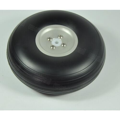 1 Pair Of 5.5" PU Wheels RC Airplane Wheels With Aluminum Hub D140mm*H52mm*6mm