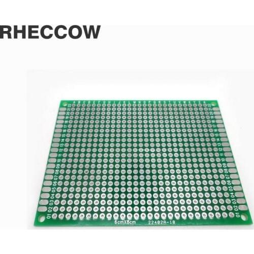 RHECCOW 10pcs 9x15cm 9*15cm Single Side Printed Glass-Epoxy Prototyping CIRCUIT PANEL SOLDER Universal PCB Board