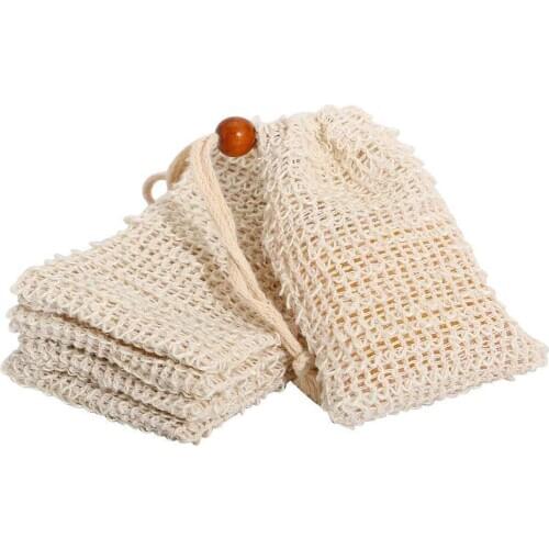 12 Pack Soap Saver Exfoliating Natural Sisal Soap Bag Pouch for Prolong Soap Life