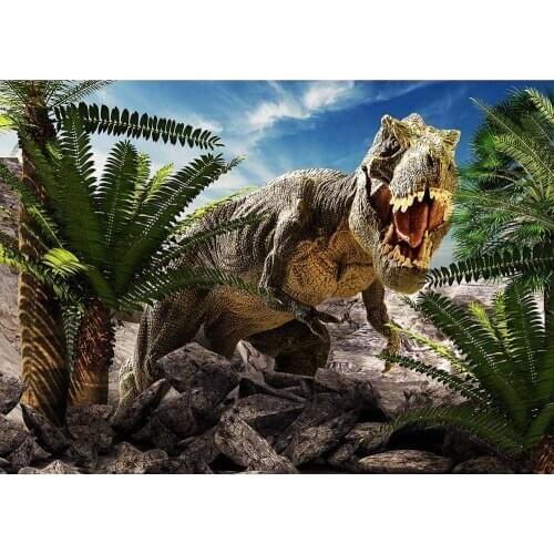 3D Jurassic Dinosaur Photography Background Vinyl Backdrops Photo Studio for Children Party Baby Shower Photoshoot Photobooth