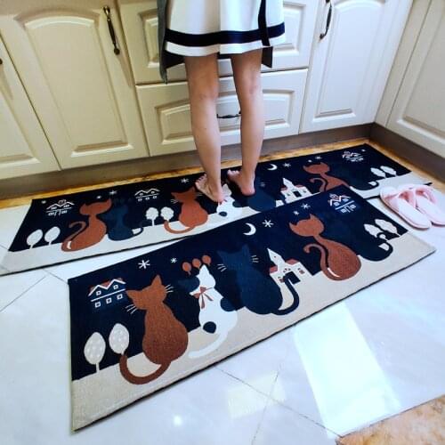 Front Entrance Doormats Kitchen Long Carpets Non Slip Hallway Bath Absorption Area Rugs And Carpet For Flooring Bedroom Corridor