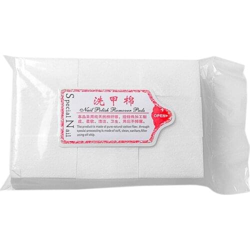 500 Pcs/Bag Hard Section Cotton Nail Towel Gel Polish Remover Professional Salon Use Or Home Use Manicure Lint-Free Wipes Cotton