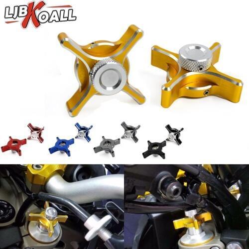 CNC Aluminum Motorcycle Front Fork Preload Adjuster Cap bolt for Yamaha MT-09 FZ-09 MT09 FZ09 MT 09 FZ 09 Z800 2014 2015 2016