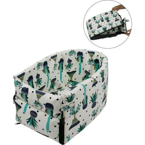 Pet Kennel Safety Detachable Seat Portable Washable Universal For Travel Small Car Dog Waterproof Cat Puppy Bag