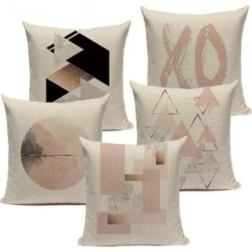Case geometric pillow cushions for sofa decorative 45Cmx45Cm Square decorative pillows cushion cover Custom throw pillows