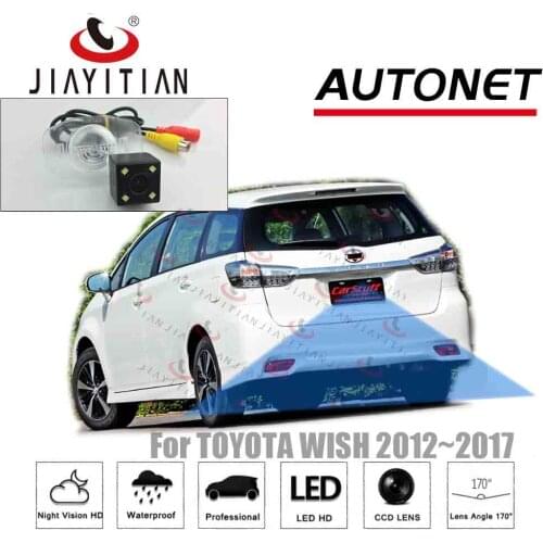 JiaYiTian rear view camera For Toyota Wish 2009~2017 2016 CCD Night Vision Backup camera Parking license plate camera