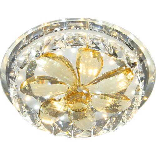 Creative LED crystal corridor LED ceiling lamp porch hallway home circular lamp light fixture ceiling lights ZA ZL503