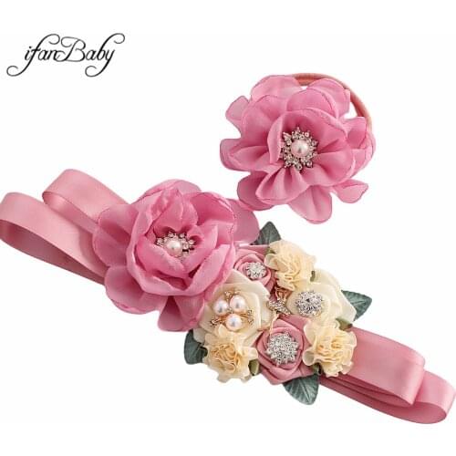 Fashion Women Belt Flower Sash Belt For Kids Girl Women