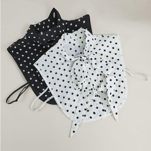 White Shirt Fake Collar for Women Detachable Collars Lady False Collar Blouse Top Female Sweater Removable Nep Kraagie Accessory