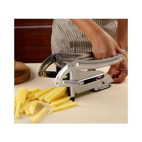 Stainless Steel French Fries Cut Potato Vegetable Chopper Dicing Machine Cutting Machine 2 Blades Different Holes Number #YL10