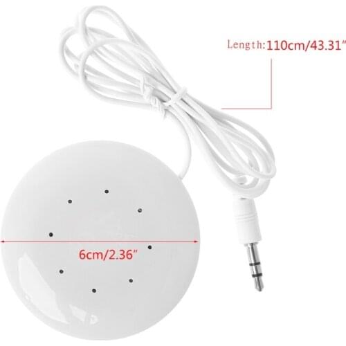 Portable 3.5mm Jack Quiet Cushion Single Speaker For MP3 MP4 iPod Phone