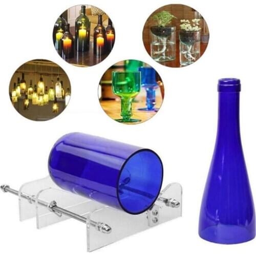 Professional Long Glass Bottles Cutter Machine Environmentally Friendly Plastic and Metal Cutting Tools Safety WWine Cup cut