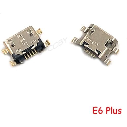 10-500pcs For Motorola Moto E6 Plus Micro USB Charging Port Dock Socket Plug Charger Connector Socket Repair