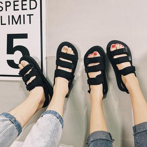 Couple Style Women Sandals Lightweight Men Slippers Comfortable Male Cool Two Ways To Wear Beach Shoes 2020 Summer New