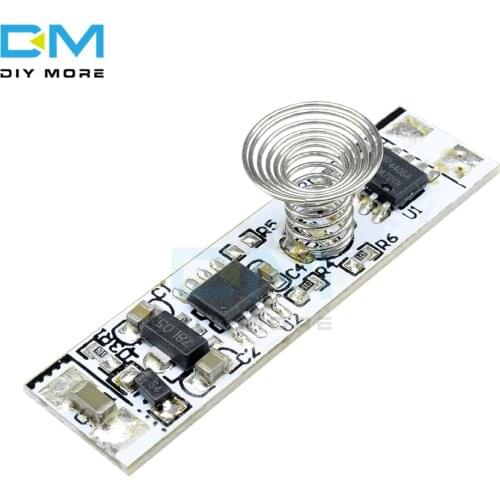 Touch Switch Capacitive Sensor Module 9V-24V 30W 3A LED Dimming Control Lamps Active Components Three Mode Hard Light Controller