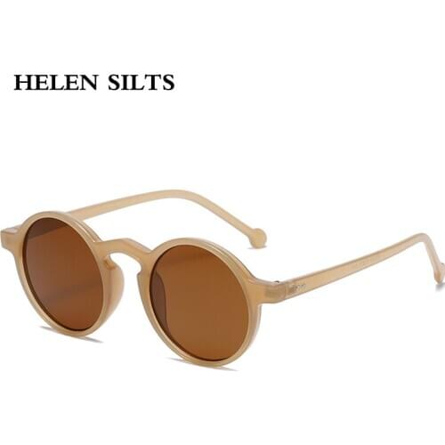 Vintage Plastic Round Sunglasses Women Brand Small Fashion Sun Glasses Female Shades Eyeglasses Lady Oculos De Sol UV400 H208