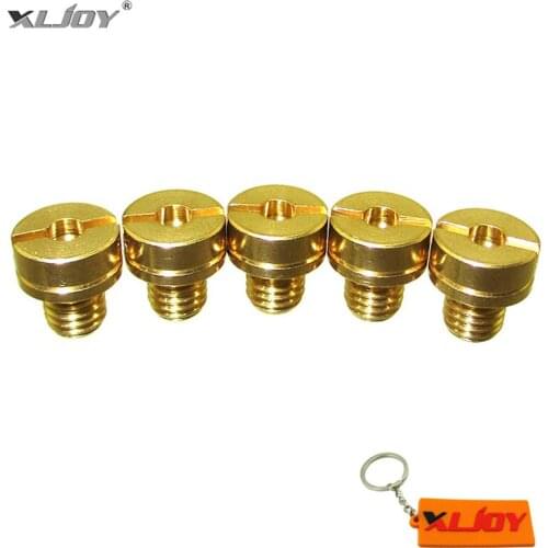 XLJOY Large Round Carburetor Carb Main Jets For Replaces Mikuni N100/604 #185 190 195 200 205