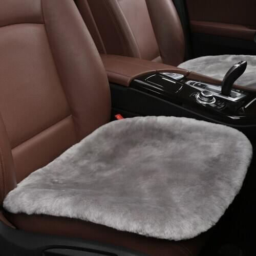 Winter Warm Car Seat Cover 100% Natural Australian Sheepskin Car Seat Covers Universal Fur Wool Car Seat Cushion