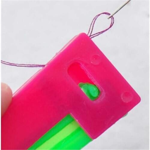 1pcs Use Tool Automatic Needle Threader Stitch Insertion Tool Elderly Guide Needle Easy Device Automatics Thread Sewing Supply