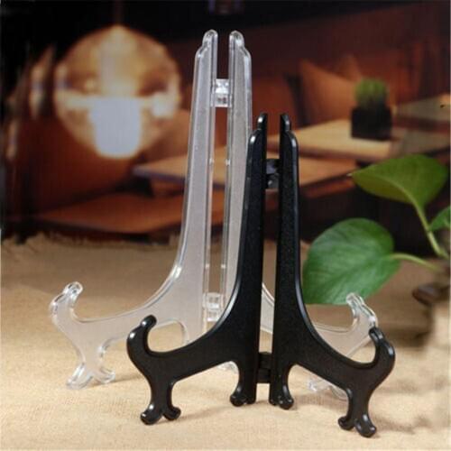 1 Pcs Display Stand Easel Picture Frame Bowl Plate Storage Display Stands Holder Bowl Plate Art Photo Picture Frame Home Decor