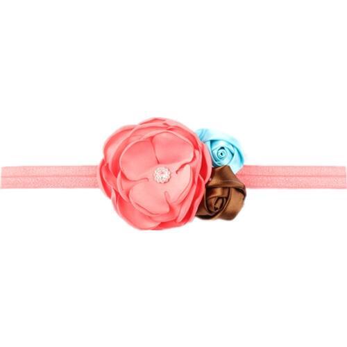 10pcs 2018 New Arrival Baby Burn Flowers Headband Girls Hair Bands Kids Children Rose Headdress Hairwrap Haar Accessories