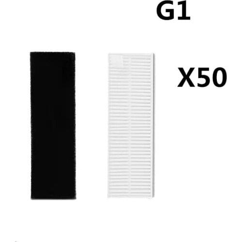 50pcs Washable Accessories Filter For Xiaomi Mi Robot Vacuum-mop Essential G1/MJSTG1 Cleaner Parts Kits