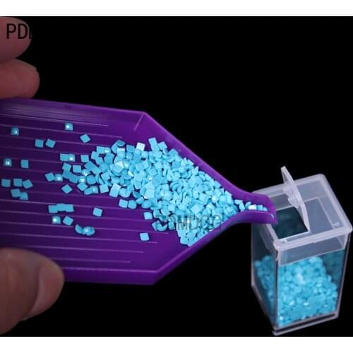 Diamond Painting Accessories Large Capacity DIY Diamond Plate Handwork Square Round Rhinestone Tray Big Tools