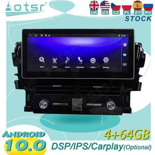 For Toyota Prado 2010 2011 2012 2013 2014--2017 Android10 Tesla Car Radio Wireless Carplay GPS Navigation DSP Multimedia Player
