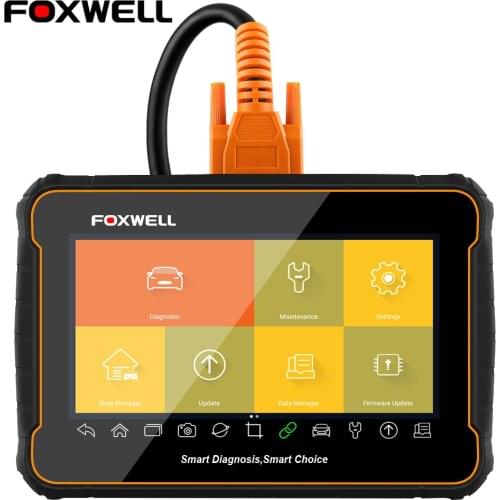 Foxwell GT60 OBD2 Automotive Scanner ABS SRS DPF EPB 19 Reset Service Engine Diagnostic EOBD OBD 2 Code Reader Multi-Languages