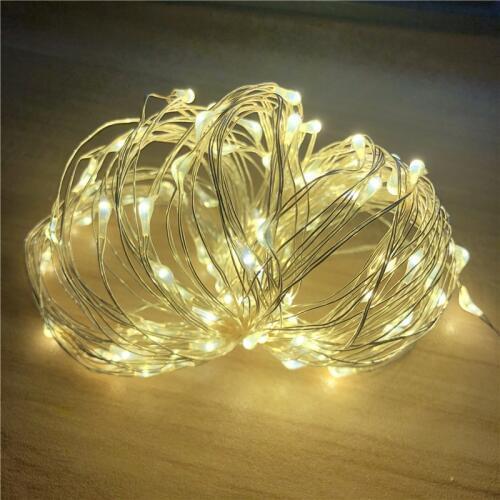 BHomify LED String Lights With Transparent Wire