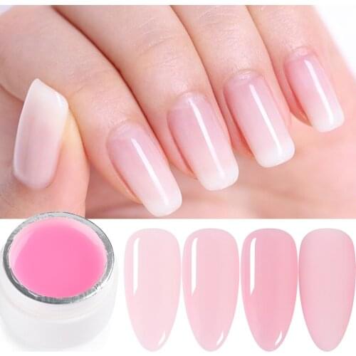 6ml Opal Jelly Gel Nail Polish Violet Purple Nude Semi-transparent Nail Art Lacquer Soak Off UV Gel Varnish For Manicure LE1777