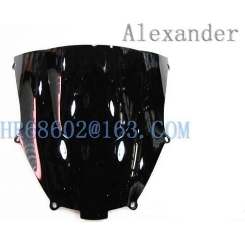HotSale For Kawasaki ZX9R 2000 2001 2002 2003 2004 2005 ZX 9R 00 01 02 03 04 05 Black Windshield WindScreen Double Bubble