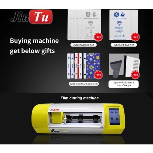 Jiutu Auto Cutting Machine Front Back Cover Hydrogel Film For Mobile Phone Tablet Screen Protector