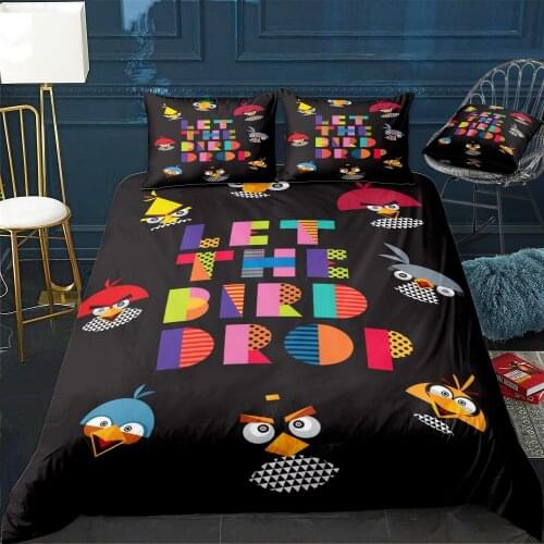 Let The Bird Drop Bedding Set For Bedroom Soft Bedspreads For Double Bed Home Duvet Cover Quality Quilt Cover+Pillowcasex2
