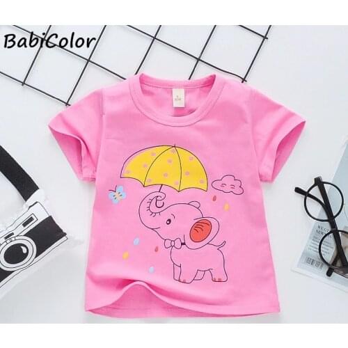 Baby Boys Girls Summer T-shirt Kids Infant Newborn Cotton Tops Children Boy Hight Quality Clothing