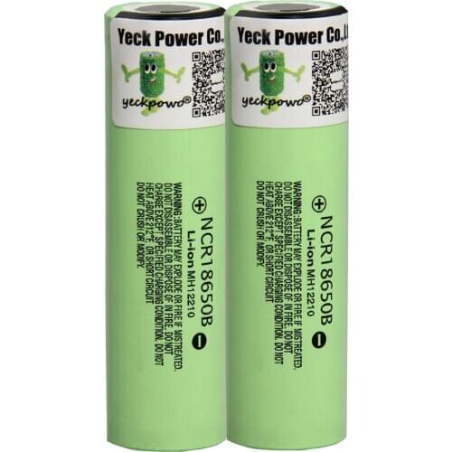 18650 li-ion battery NCR18650B lithium batteries 3400mah 3.7V rechargeable akkumulator / fast 18650 charger YECKPOWO 2020 NEW
