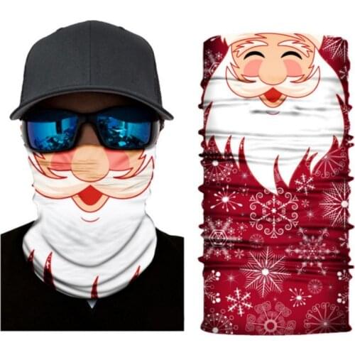Men Women Magic Scarf Sport Neck Gaiter Skiing Hiking Scarf Bandana Christmas Headband Cycling Face Neck Warmer