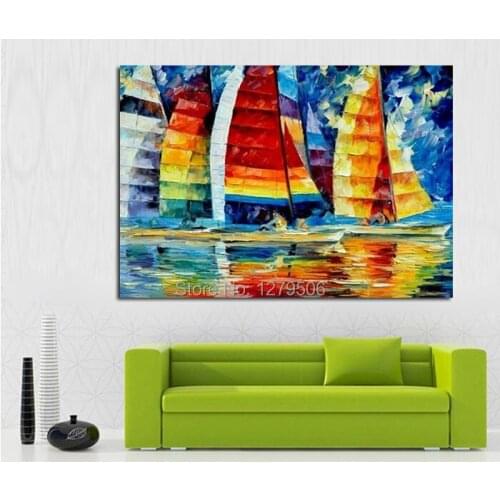 New Fashion Canvas art Multiple Flower Heart Love Art Abstract Oil Painting on Canvas Wall Art Picture Sofa Home Cuadros Decor