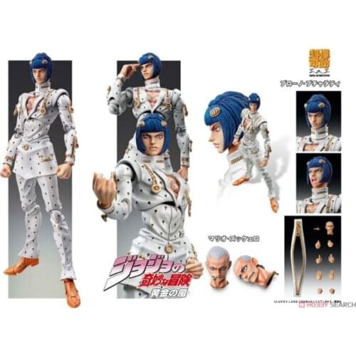 Original Medicos Bruno Bucciarati model bizarre adventure action figure toy