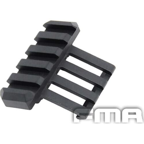Outdoor FMA Tactical Aluminum 30 Degree One O'Clock Offset Picatinny Rail Side Mount BK/DE Free Shipping