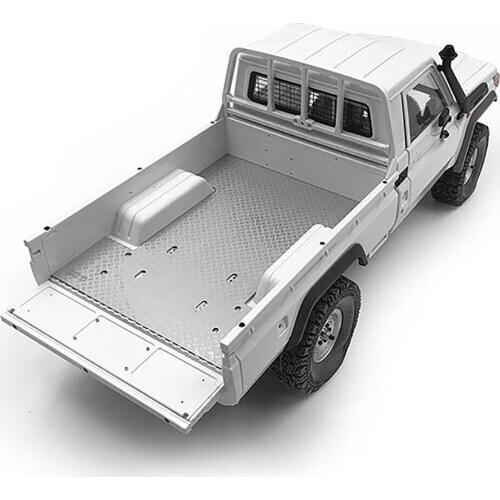 Stainless Steel Rear Body Antiskid Plate for Killerbody LC70 RC Car Body Upgrade Spare Parts