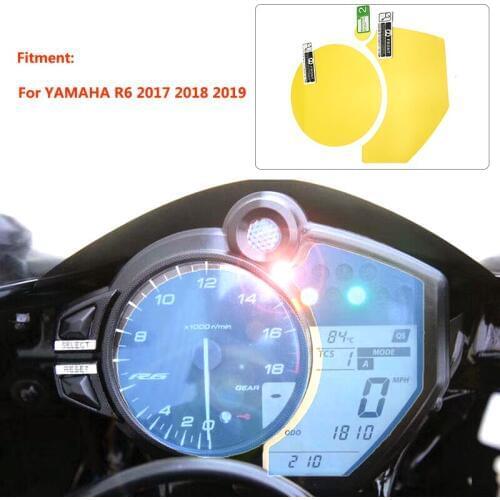 R6 2017 2018 2019 Motorcycle Blu-ray Cluster Screen Scratch Protection Film Speedometer Cover Guard For YAMAHA R6 2017 2018 2019