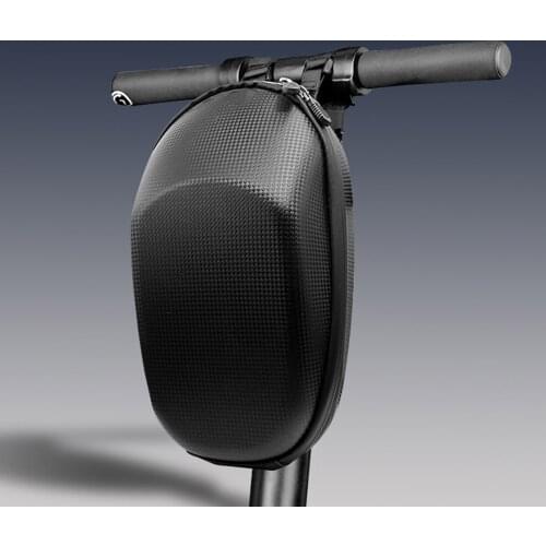 Scooter Storage Bag, Rainproof Scooter Handlebar Bag, EVA Hard Shell Front Hanging Bag Fit for Kick Scooters Folding Bikes