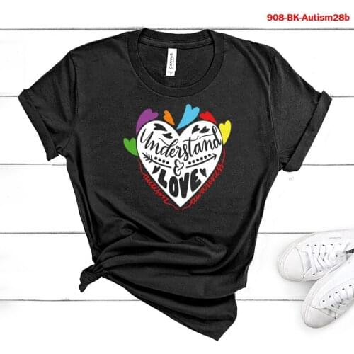 Summer New Love Letter Print Short Sleeve Print Clothing Women T-Shirt Harajuku Graphic Clothing Womens Retro Autism Tops Goth