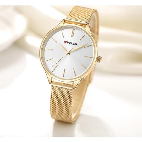 CURREN Women Watches Luxury Couple Dress Wristwatch Relogio Feminino Clock for Women Montre Femme Quartz Ladies Watch for Lovers